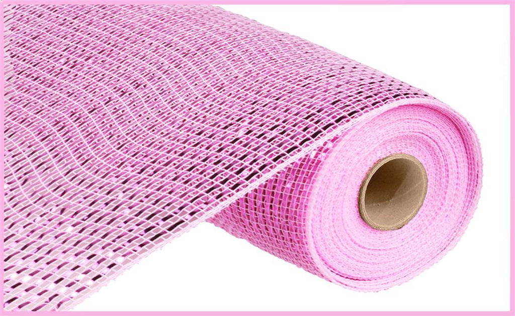 10" Deluxe Wide Foil Mesh – Pink | RE134122 - White Bayou Wreaths & Supply