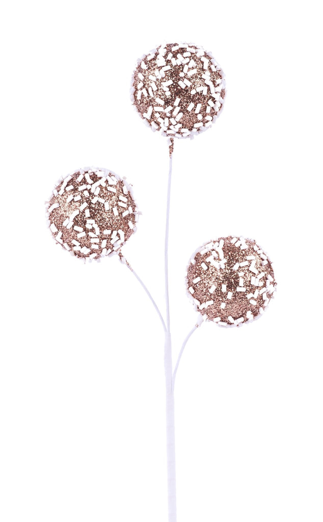 11.5"L Cake Pop Pick w/Sprinkles: Milk Chocolate, White - MN0394R5 - White Bayou Wreaths & Supply