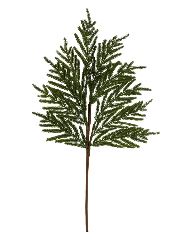 35" Norfolk Island Pine Spray – Artificial Christmas Greenery - XX9499 - White Bayou Wreaths & Supply