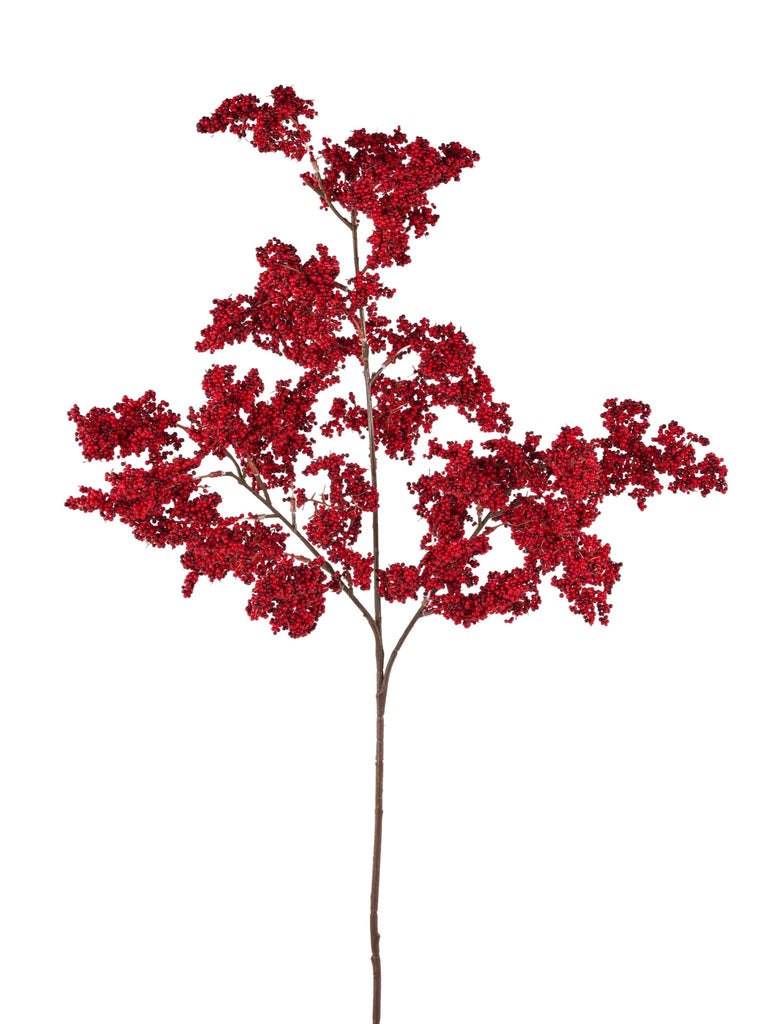 36"L Mini Styro Amaranthus Spray: Matte Red, Burgundy - FS387341 - White Bayou Wreaths & Supply