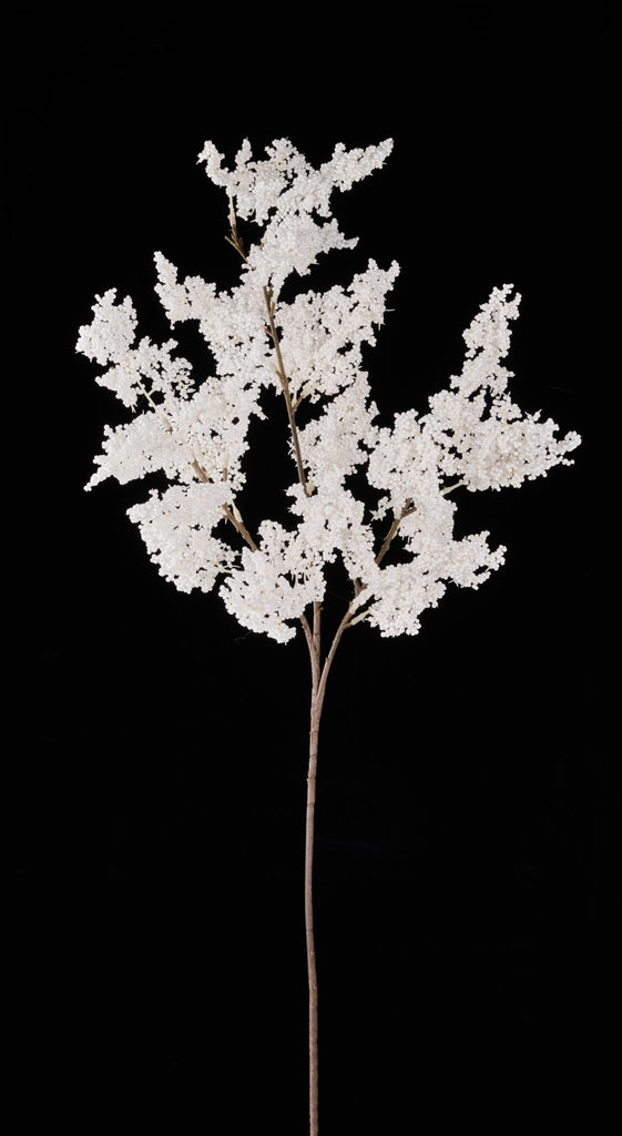 36"L Mini Styro Amaranthus Spray: White - FS387327 - White Bayou Wreaths & Supply