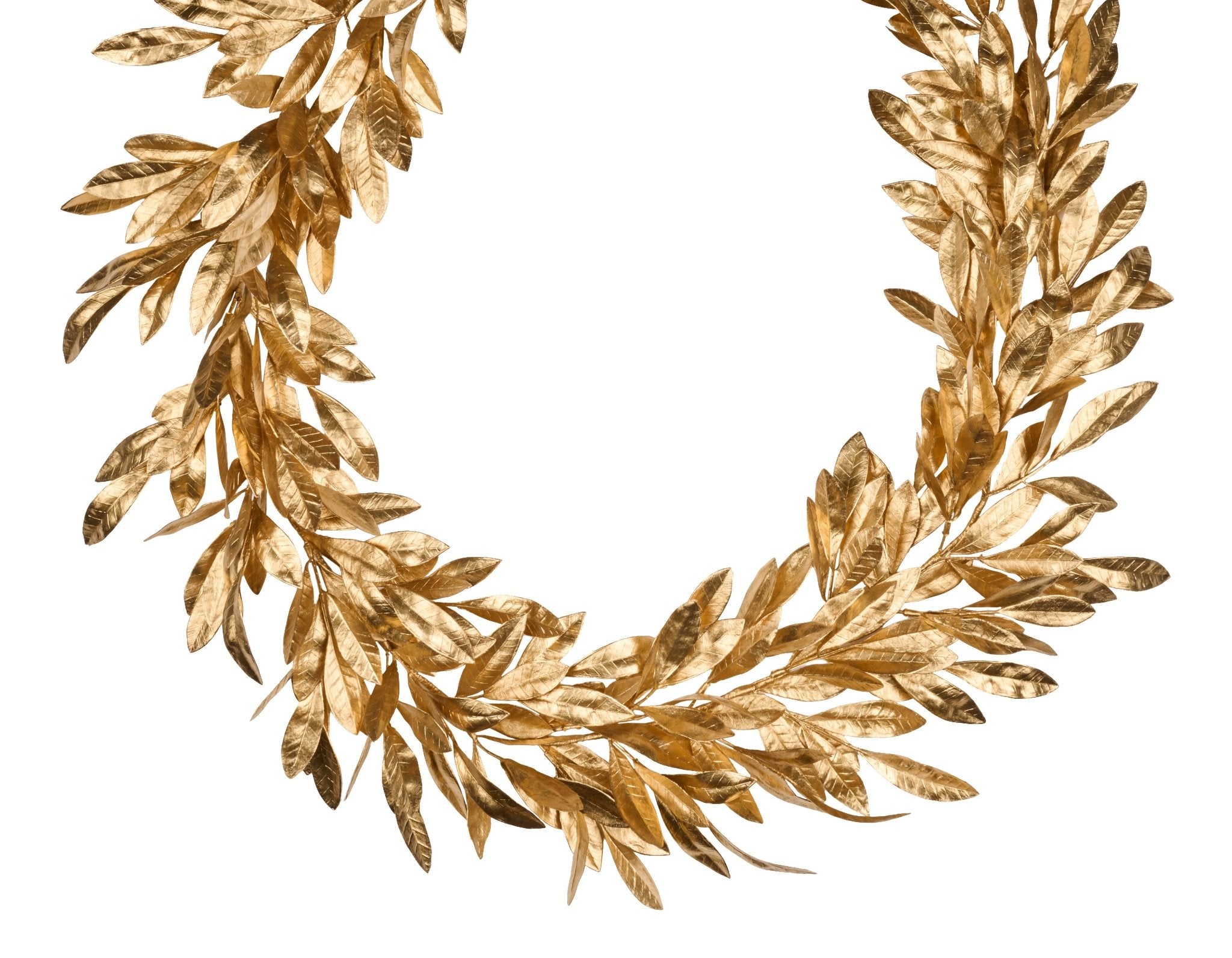 6?ftゴールドBayleafガーランド : Jutom Christmas Artificial Bay Leaf Garland Decorative