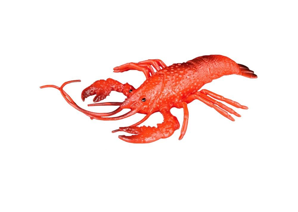 6.5" Plastic Crawfish | Realistic Cajun Décor for Wreaths, Trays & Centerpieces | MK209724 - White Bayou Wreaths & Supply