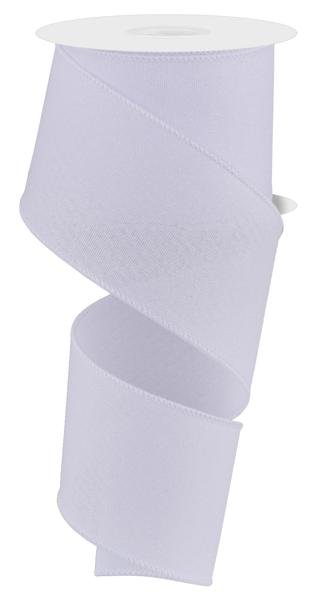 2.5" white crystal shine ribbon with shimmer finish and wired edges, 10 yards, RGE199527.