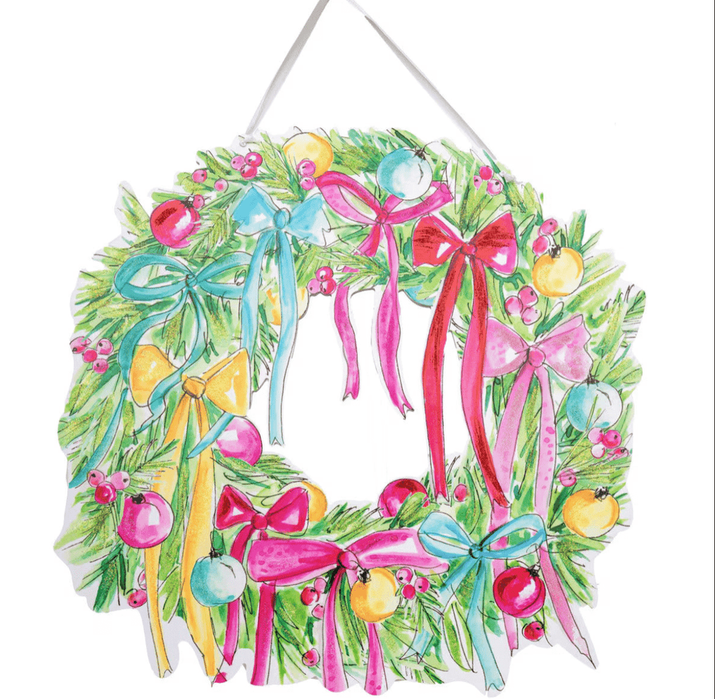 Vintage Wreath PVC Door Hanger – Rosanne Beck | C25192 - White Bayou Wreaths & Supply