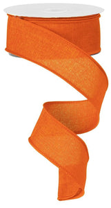 1.5" Royal Burlap: Orange (10 Yards) RG127820