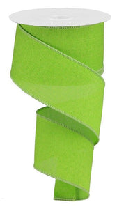 2.5" Royal Burlap: Lime Green (10 Yards) RG1279E9