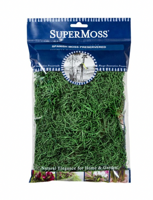 Spanish Moss Preserved: Color: Hunter 120 cu. inch 4 oz - #26903